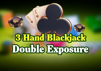 3 Hand Blackjack Double Exposure